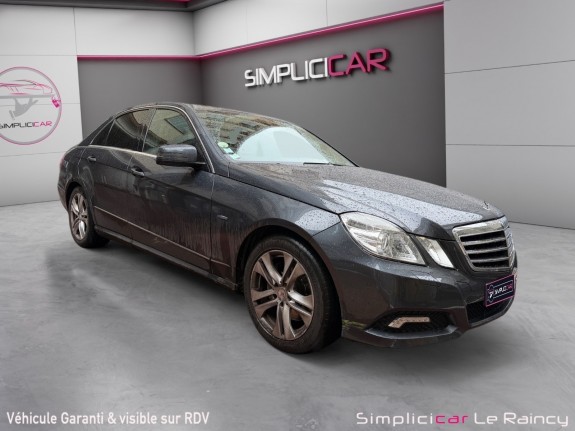 Mercedes classe e 350 cdi blueefficiency avantgarde executive a entretiens mercedes garantie 12 mois occasion simplicicar le...