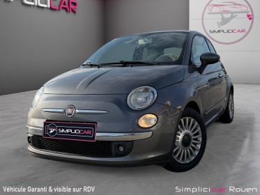 Fiat 500 0.9 8v 85 ch twinair ss lounge / garantie 12 mois / toit panoramique / pneus av neufs occasion simplicicar rouen...