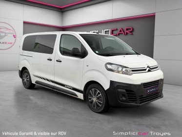 Citroen jumpy cabine approfondie m 2.0 hdi 150 bvm6 club attelage caméra climatisation garantie 12 mois occasion barberey...