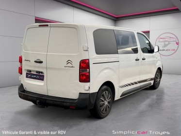 Citroen jumpy cabine approfondie m 2.0 hdi 150 bvm6 club attelage caméra climatisation garantie 12 mois occasion barberey...