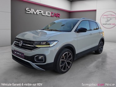 Volkswagen t-cross tsi 110 dsg7 carat / entretien vw / garantie occasion  simplicicar nice - pfvauto simplicicar simplicibike...