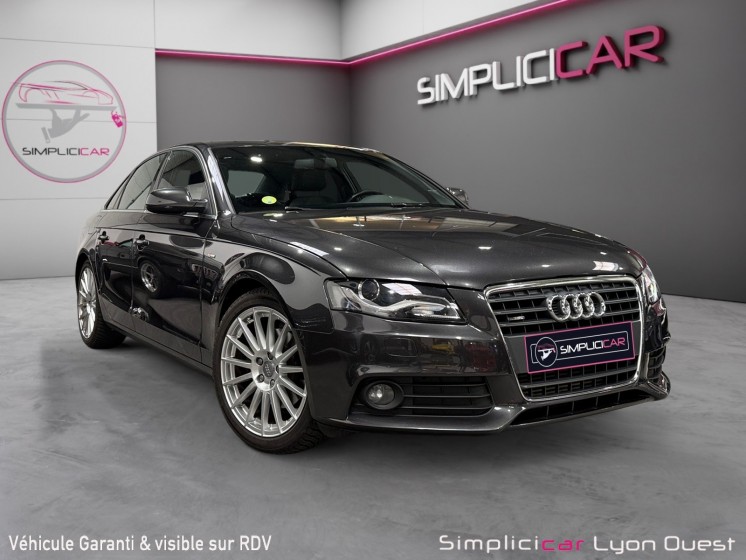 Audi a4 a4 2.0 tdi 143 dpf quattro s line - garantie 12 mois occasion simplicicar lyon ouest simplicicar simplicibike france