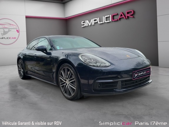 Porsche panamera 4 v6 3.0 462 hybrid pdk 1er main suivi complet porsche occasion paris 17ème (75)(porte maillot) simplicicar...