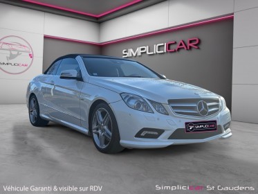 Mercedes classe e cabriolet 220 cdi blueefficiency executive a occasion simplicicar labarthe simplicicar simplicibike france