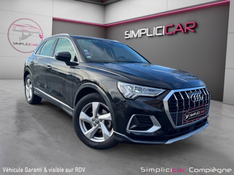 Audi q3 35 tfsi 150 ch s tronic 7 limited - carplay - faible km - suivi audi à jour occasion simplicicar compiegne...