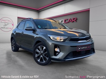 Kia stonic 1.0 t-gdi 120 ch premium suivi complet toit ouvrant caméra garantie 12 mois occasion simplicicar perpignan ...