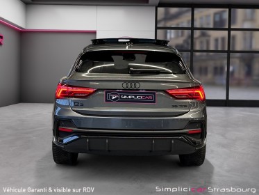 Audi q3 sportback 35 tfsi 150 ch s tronic 7 s line suivi audi - gris daytona - pack black - toit ouvrant - camera - keyless...