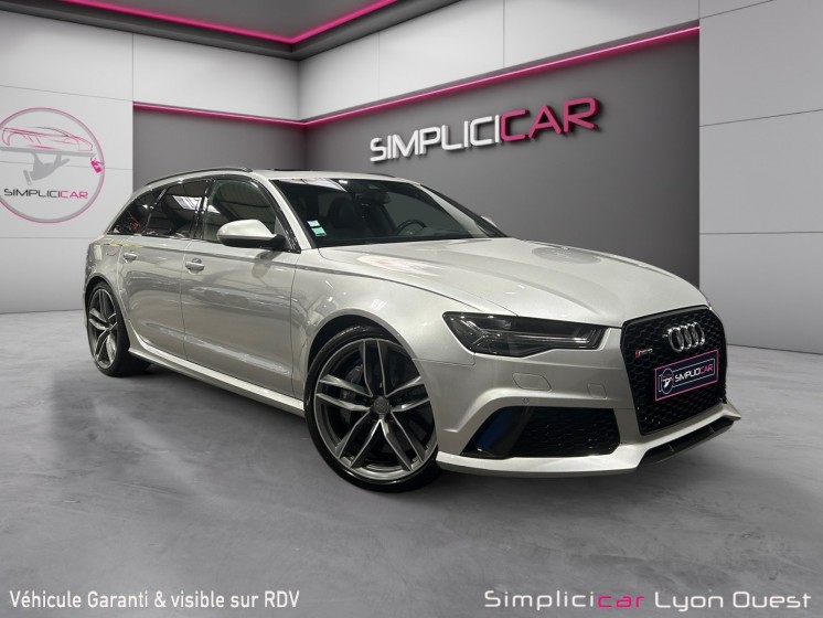 Audi rs6 avant performance v8 4.0 tfsi 605 quattro tiptronic 8 - suivi audi - garantie 12 mois occasion simplicicar lyon...
