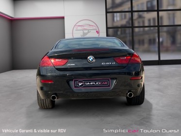 Bmw serie 6 coupe f13 640d xdrive 313ch exclusive individual entretien complet garantie 12 mois occasion simplicicar toulon...