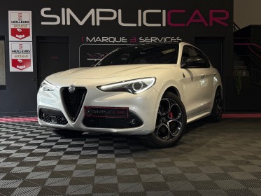 Alfa romeo stelvio my21 2.2 210 ch q4 at8 veloce blanc trofeo - garantie 12 mois occasion  simplicicar aix les bains...