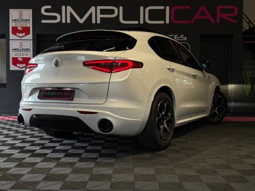 Alfa romeo stelvio my21 2.2 210 ch q4 at8 veloce blanc trofeo - garantie 12 mois occasion  simplicicar aix les bains...
