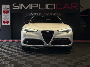Alfa romeo stelvio my21 2.2 210 ch q4 at8 veloce blanc trofeo - garantie 12 mois occasion  simplicicar aix les bains...