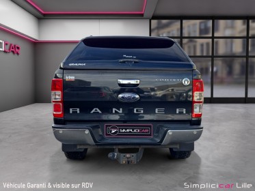 Ford ranger double cabine 2.2 tdci 150 4x4 limited / 4 pneus neufs tt / sièges chauffants occasion simplicicar lille ...