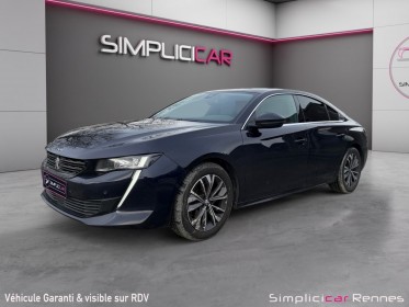 Peugeot 508 allure bluehdi 130ch eat8 bleu célebes métalissé - carplay - camera de recul occasion simplicicar rennes...