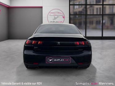 Peugeot 508 allure bluehdi 130ch eat8 bleu célebes métalissé - carplay - camera de recul occasion simplicicar rennes...