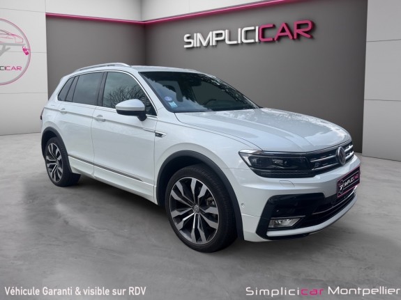 Volkswagen tiguan 2.0 tsi 180ch dsg7 4motion r line garantie 12 mois occasion montpellier (34) simplicicar simplicibike france