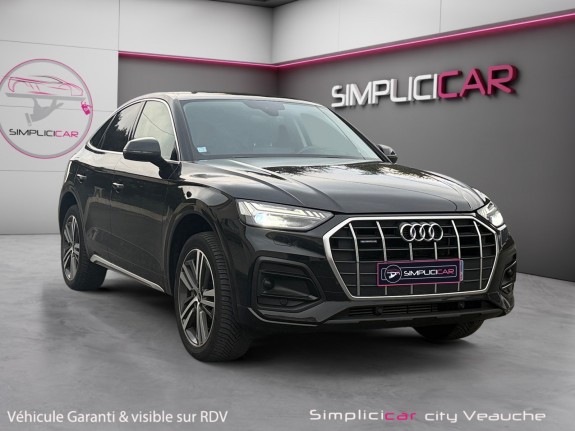 Audi q5 sportback 50 tfsie 299 s tronic 7 quattro avus 1ère main / radar av arr / caméra arr / carplay /sièges chauffants...