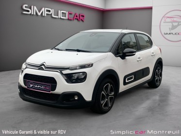 Citroen c3 societe pure tech 83 ss bvm feel nav 2 places gps carplay tva entretiens citroen occasion montreuil (porte de...