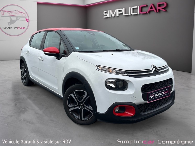 Citroen c3 feel hdi 100ch - carplay - faible km - occasion simplicicar compiegne simplicicar simplicibike france