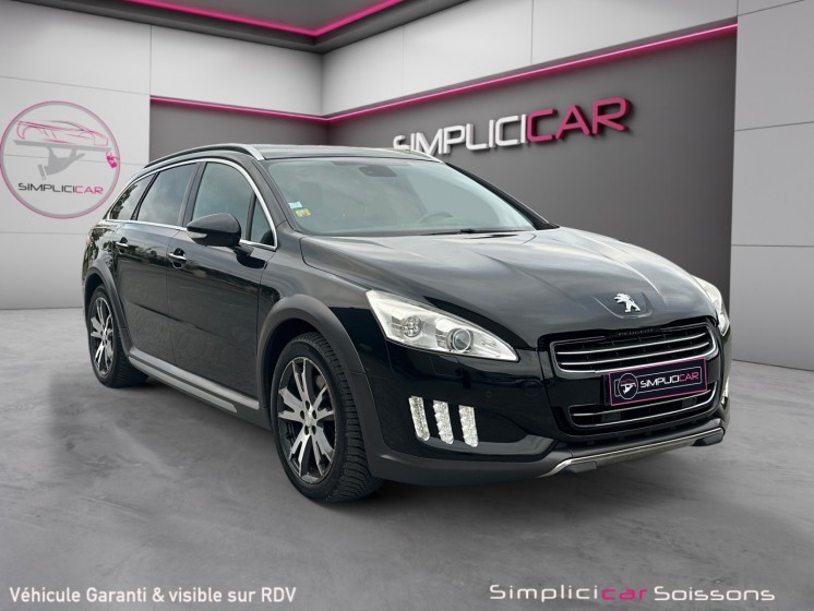 Peugeot 508 rxh 2.0 hdi 163ch bmp6  electric 37ch - suivi/toit pano/sièges chauff/hud - garantie 12 mois occasion...