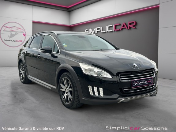 Peugeot 508 rxh 2.0 hdi 163ch bmp6  electric 37ch - suivi/toit pano/sièges chauff/hud - garantie 12 mois occasion...