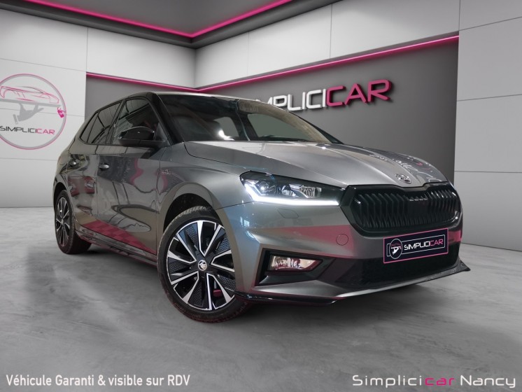 Skoda fabia 110ch dsg7 monte-carlo 1ère main origine france sièges et volant chauffants garantie 12 mois occasion...