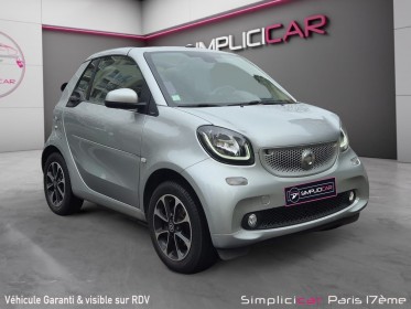 Smart fortwo coupe 0.9 90 ch ss ba6 prime occasion paris 17ème (75)(porte maillot) simplicicar simplicibike france