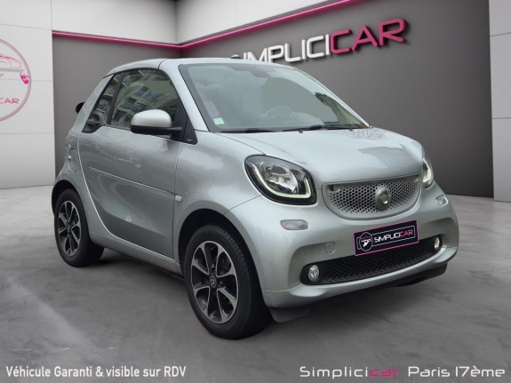 Smart fortwo coupe 0.9 90 ch ss ba6 prime occasion paris 17ème (75)(porte maillot) simplicicar simplicibike france