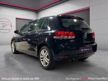 Volkswagen golf confortline 105 ch 1.6 tdi regulateur radar avant arrière garantie 12 mois occasion montpellier (34)...