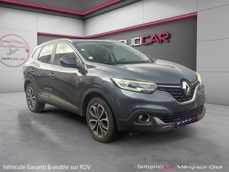 Renault kadjar dci 110 energy graphite attelage camera de recul garantie 12 mois occasion simplicicar mery-sur-oise...
