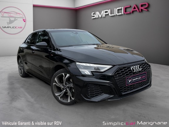 Audi a3 sportback 40 tfsie 204 s tronic 6 s line apple carplay bluetooth siège chauffant camera de recul garantie 12 mois...