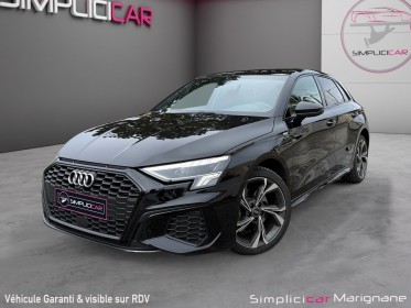 Audi a3 sportback 40 tfsie 204 s tronic 6 s line apple carplay bluetooth siège chauffant camera de recul garantie 12 mois...