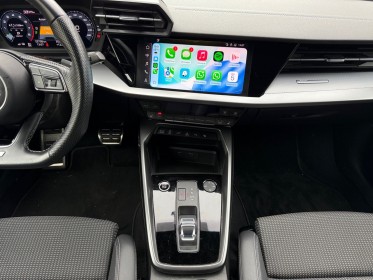Audi a3 sportback 40 tfsie 204 s tronic 6 s line apple carplay bluetooth siège chauffant camera de recul garantie 12 mois...