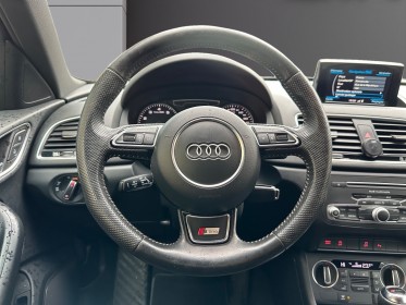Audi q3 150 s line - clim auto - gps - régulateur - sièges cuir alcantara s line occasion champigny-sur-marne (94)...