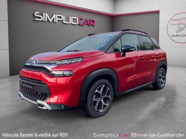 Citroen c3 aircross bluehdi 110 ss bvm6 shine craplay capteur de recul - garantie 12 mois occasion simplicicar brive la...