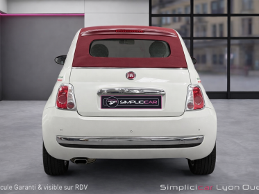 Fiat 500c 1.2 8v 69 ch lounge carbiolet garantie 12 mois occasion simplicicar lyon ouest simplicicar simplicibike france