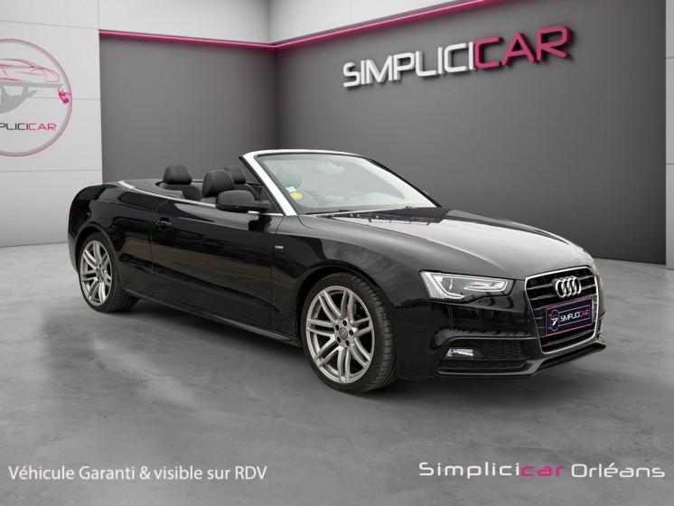 Audi a5 cabriolet 2.0 tdi 190 s tronic s line sièges chauffants ventilés radar de recul av ar garantie 12 mois occasion...