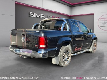 Volkswagen amarok double cabine 2.0 tdi 180 fap 4motion permanent highline a garantie 12 mois occasion simplicicar toulon...