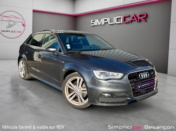 Audi a3 sportback 1.4 tfsi 150 s line s tronic 7 toit ouvrant garantie 12 mois occasion simplicicar besanÇon simplicicar...