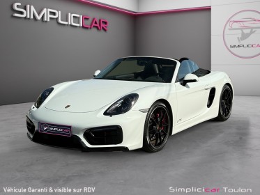 Porsche boxster 981 3.4i gts 330cv pdk - suivi entretien porsche - pack chrono - 9900km - garantie occasion simplicicar...