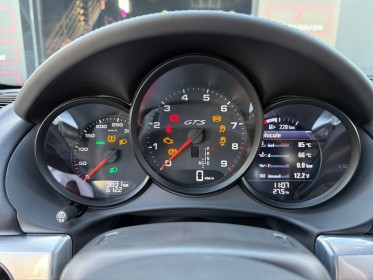 Porsche boxster 981 3.4i gts 330cv pdk - suivi entretien porsche - pack chrono - 9900km - garantie occasion simplicicar...