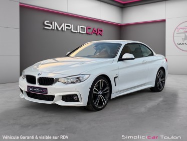 Bmw serie 4 cabriolet f33 440i 326cv propu - carnet entretien - pack m-sport - intérieur cuir - harman kardon - garantie...