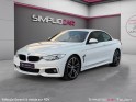 Bmw serie 4 cabriolet f33 440i 326cv propu - carnet entretien - pack m-sport - intérieur cuir - harman kardon - garantie...