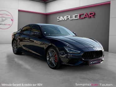 Maserati ghibli 3.0 v6 430 s q4 gransport - immatriculation française - suivi entretien maserati - garantie occasion...