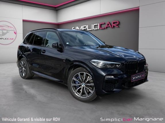 Bmw x5 g05 xdrive45e 394 ch bva8 m sport - suivi bmw complet - harman kardon - siÈges massants - camera de recul -...