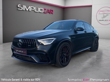 Mercedes glc coupe 63s amg 4matic caméra 360 toit ouvrant echapp amg affichage tête haute sièges electriques service b...