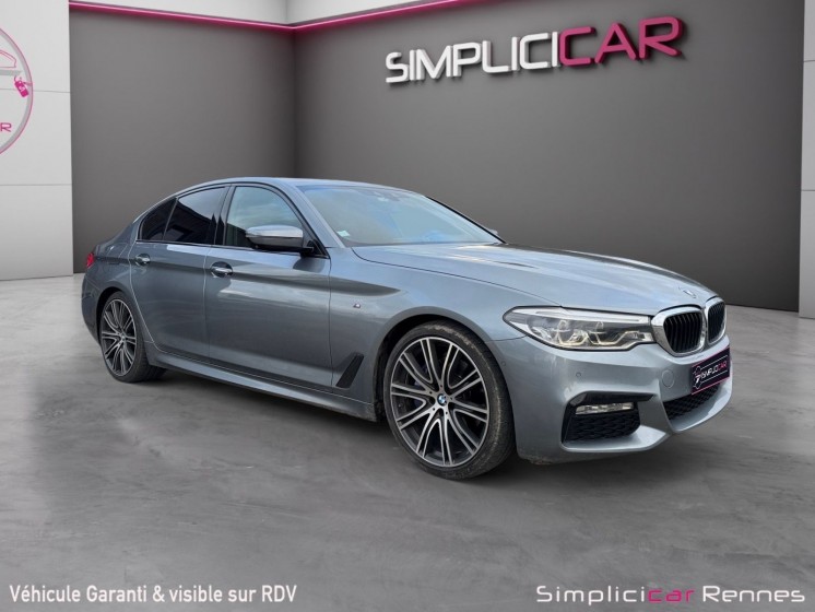 Bmw serie 5 g30 530d 265 ch bva8 m sport - camera 360 - toit ouvrant - affichage tête haute - attelage occasion simplicicar...