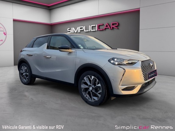 Ds ds3 crossback e-tense grand chic - camera de recul - carplay - soh ok occasion simplicicar rennes simplicicar simplicibike...
