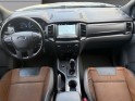 Ford ranger double cabine 3.2 tdci 200 4x4 bva6 wildtrak sièges chauffants attelage couvre benne garantie 12 mois occasion...