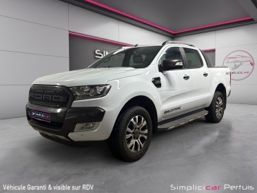 Ford ranger double cabine 3.2 tdci 200 4x4 bva6 wildtrak sièges chauffants attelage couvre benne garantie 12 mois occasion...